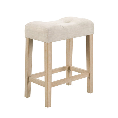 4 - Piece Bar Table Set with Power Outlet | Light Oak Sofa Table with 3 Stools - 1st Choice Furniture Direct