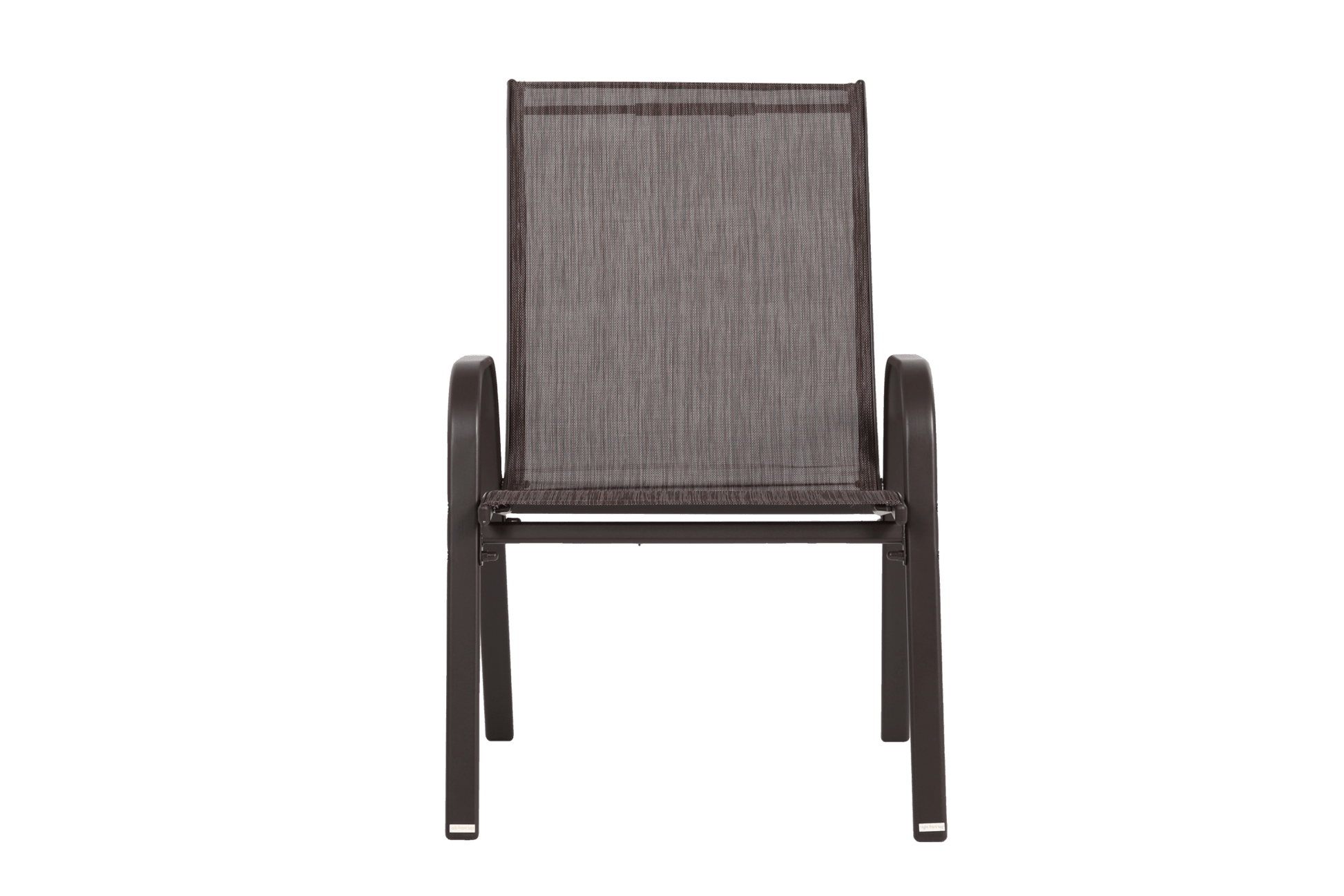 4-Piece Brown Outdoor Patio Chair Set with Steel Frame - 1st Choice Furniture Direct