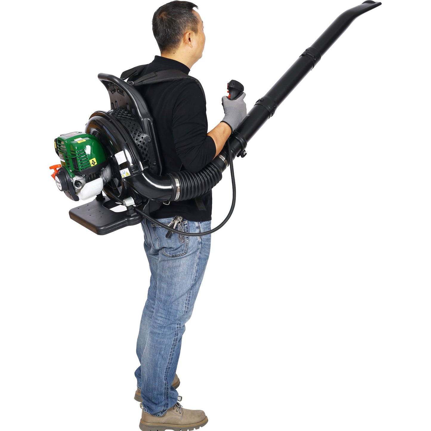 4 - STROKE BACKPACK LEAF BLOWER,GAS 37.7cc,1.5HP 580CFM ,super light weight 16.5lbs - 1st Choice Furniture Direct