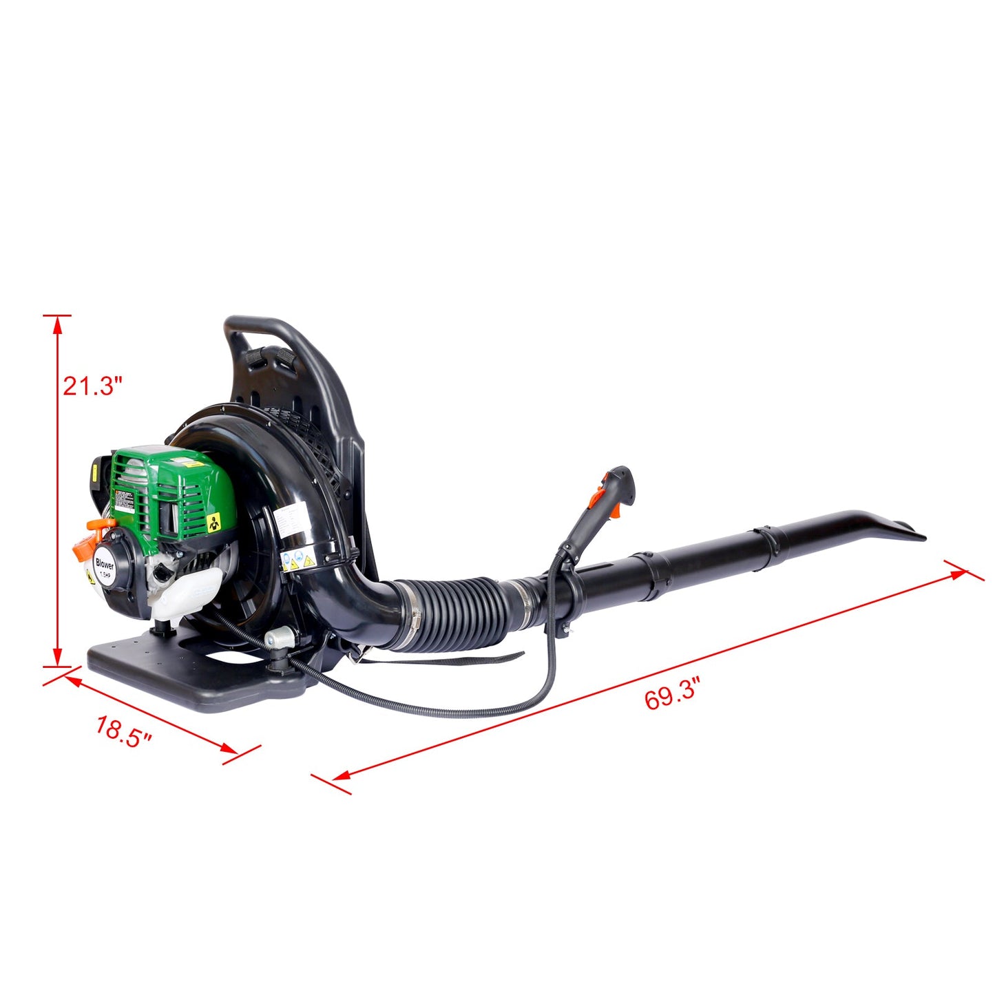 4 - STROKE BACKPACK LEAF BLOWER,GAS 37.7cc,1.5HP 580CFM ,super light weight 16.5lbs - 1st Choice Furniture Direct