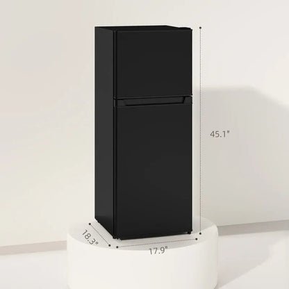 4.0 Cu. Ft. Compact Refrigerator with Freezer | Black Mini Fridge - 1st Choice Furniture Direct