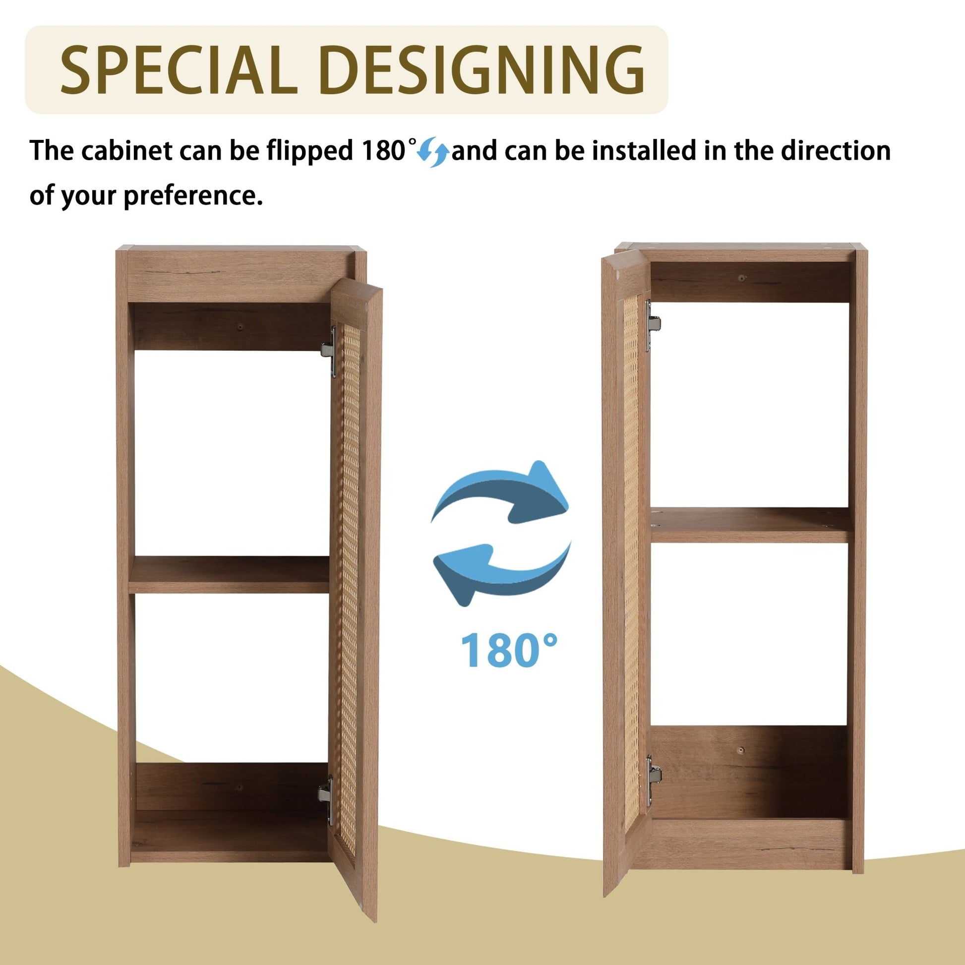 40'' Freestanding Bathroom Vanity with Ceramic Sink & 2 - Soft - Close Door and Side Cabinet, KD - Packing, Plywood - 1st Choice Furniture Direct