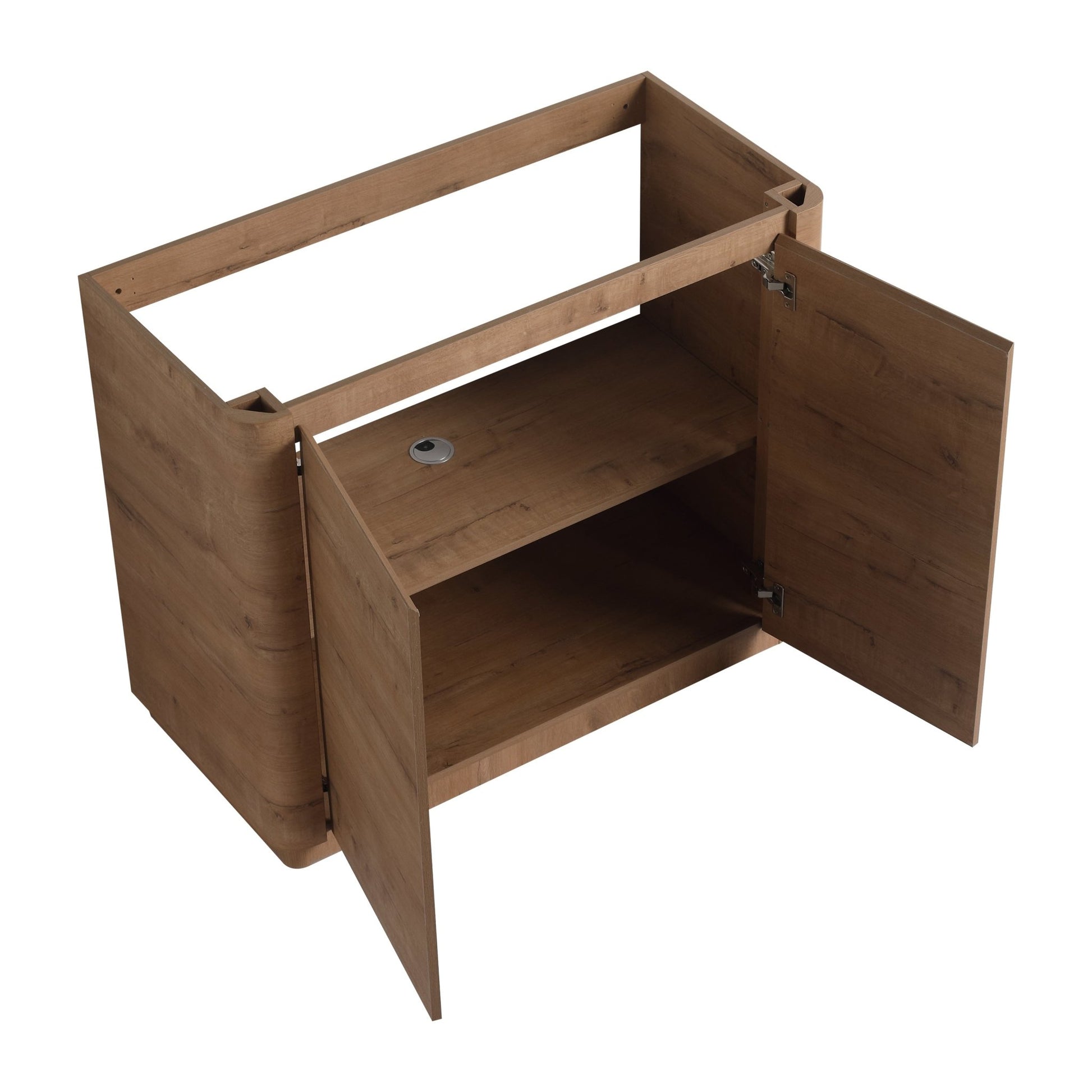 40'' Freestanding Bathroom Vanity with White Ceramic Sink & 2 - Soft - Close Door, KD - Packing, Plywood - 1st Choice Furniture Direct