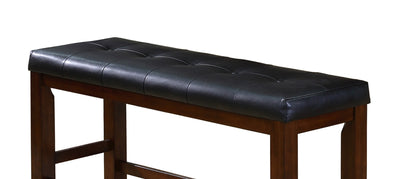 1st Choice Espresso Counter Height Bench - Chic & Durable Seating