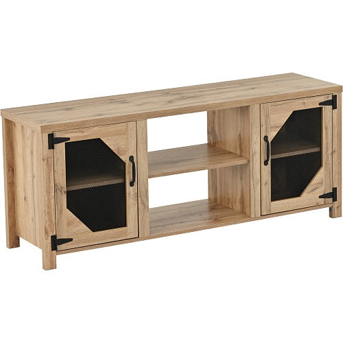 1st Choice Modern TV Stand for 65" TV with Large Storage Space in Natural