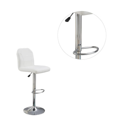 1st Choice Modern White Bar Stools - Adjustable & Chic | Perfect for Any Home