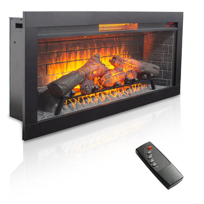 42 inch Infrared Electric Fireplace with Removable Trim kit Insert, Touch Panel Home Decor Heater - 1st Choice Furniture Direct