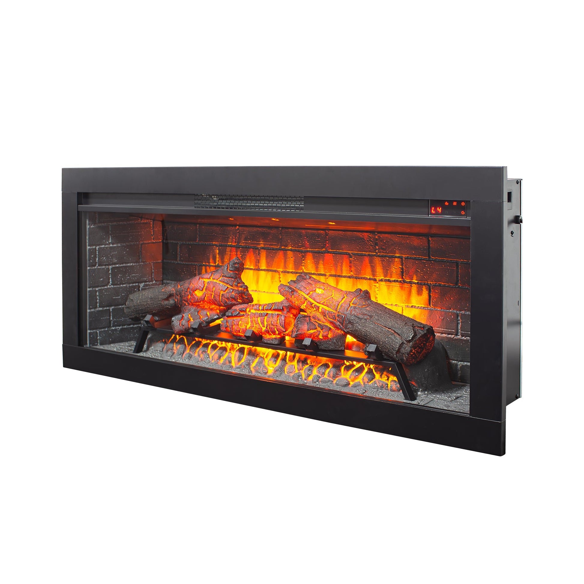 42 inch Infrared Electric Fireplace with Removable Trim kit Insert, Touch Panel Home Decor Heater - 1st Choice Furniture Direct