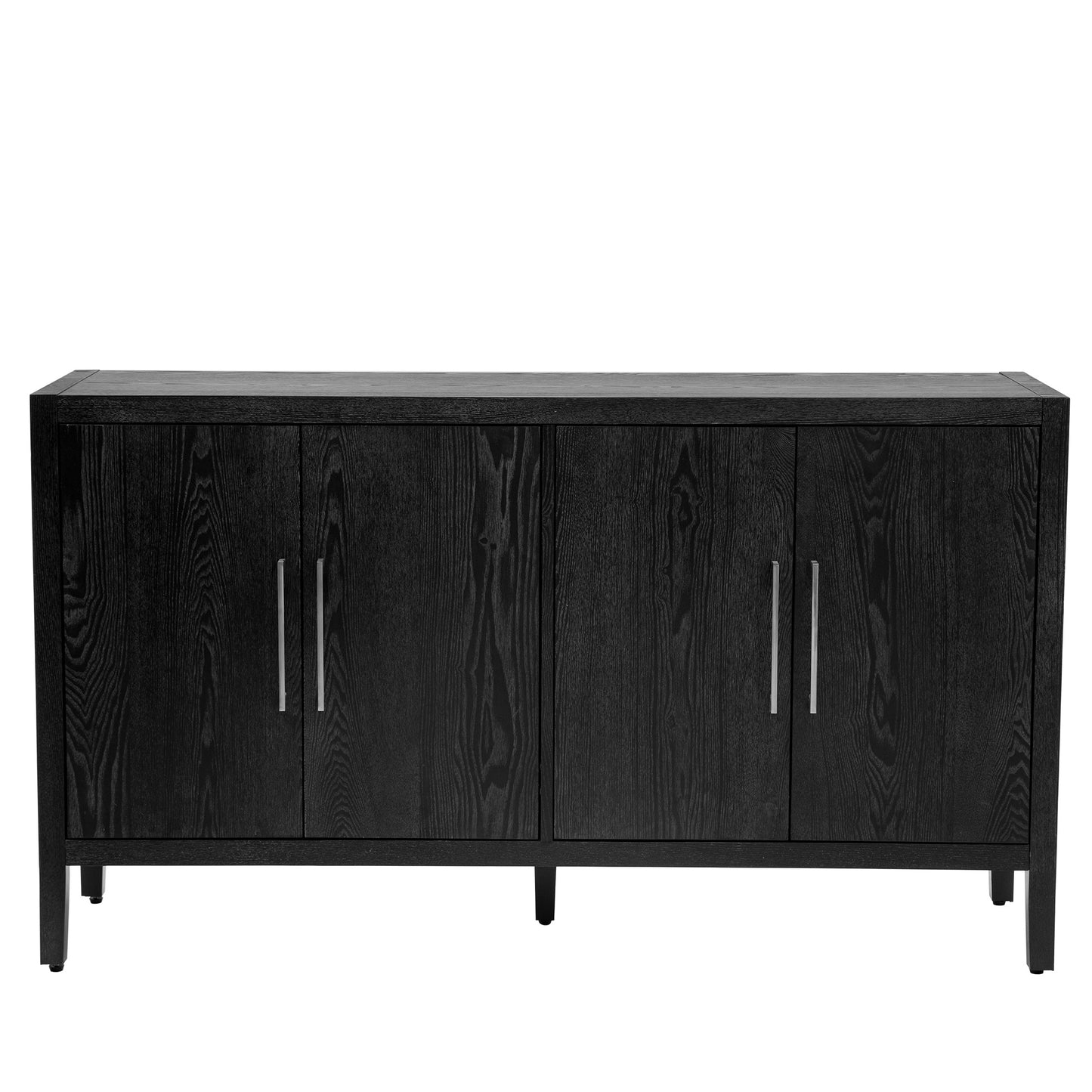 1st Choice Storage Cabinet Sideboard Wooden Cabinet with 4 Metal handles