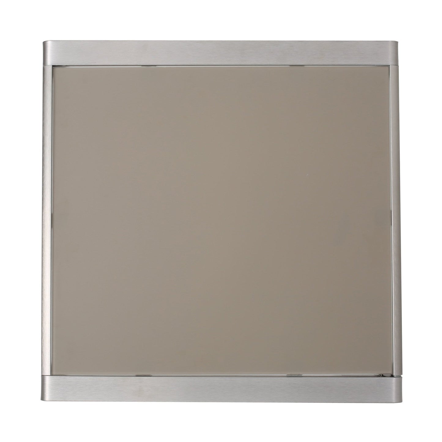 43' Outdoor Aluminum Frame Bar Table with Glass Table Top, Grey Finish - 1st Choice Furniture Direct