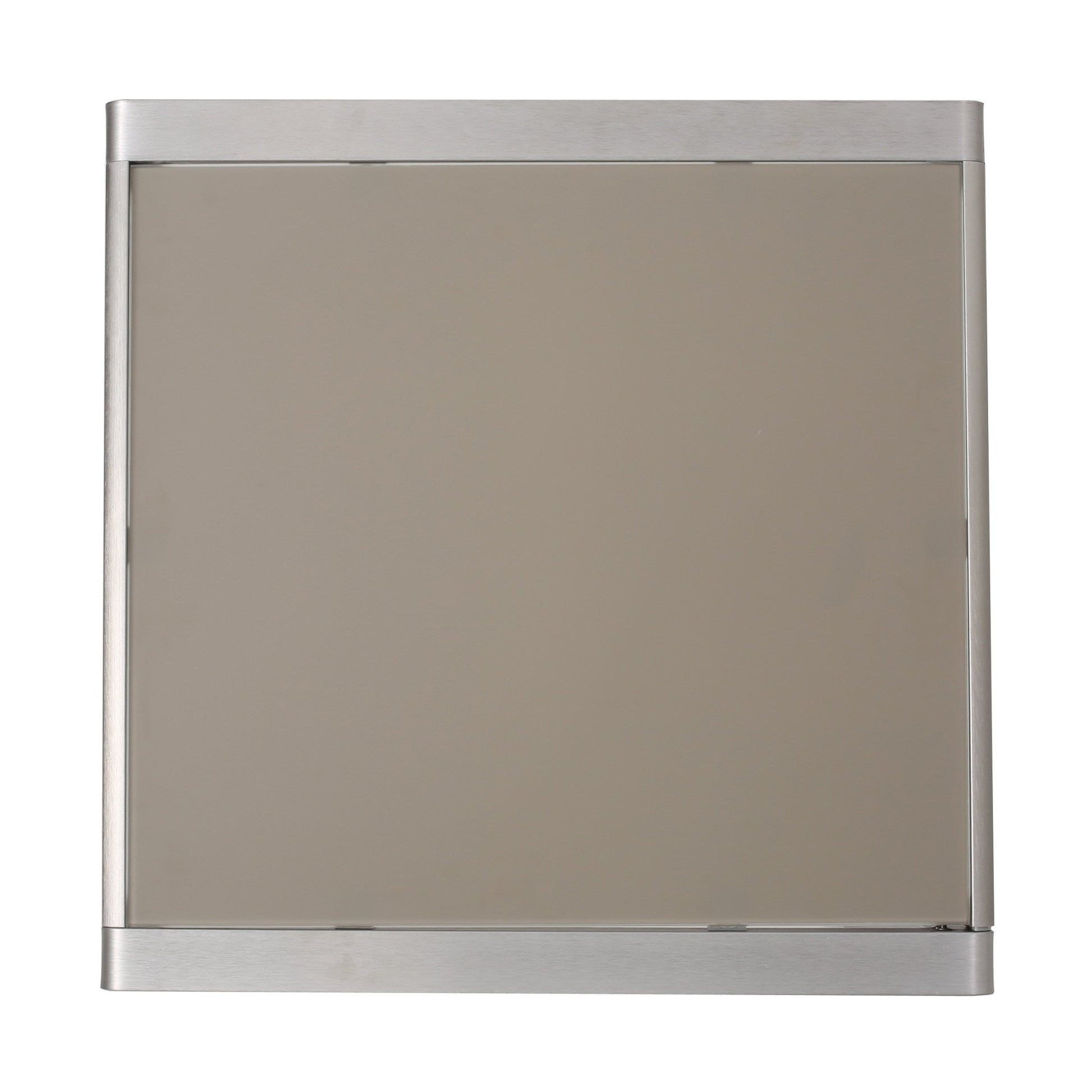 43' Outdoor Aluminum Frame Bar Table with Glass Table Top, Grey Finish - 1st Choice Furniture Direct