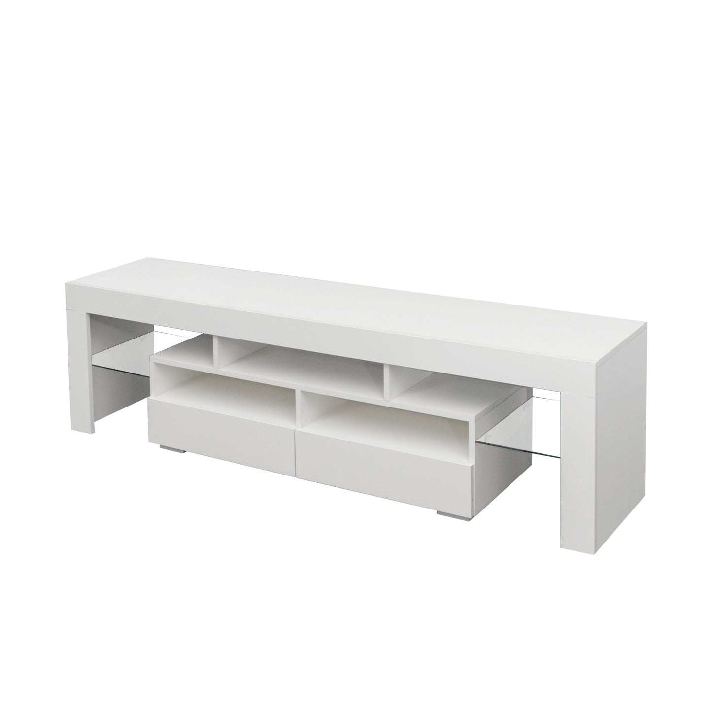 1st Choice Modern Living Room Furniture TV Stand Cabinet in White
