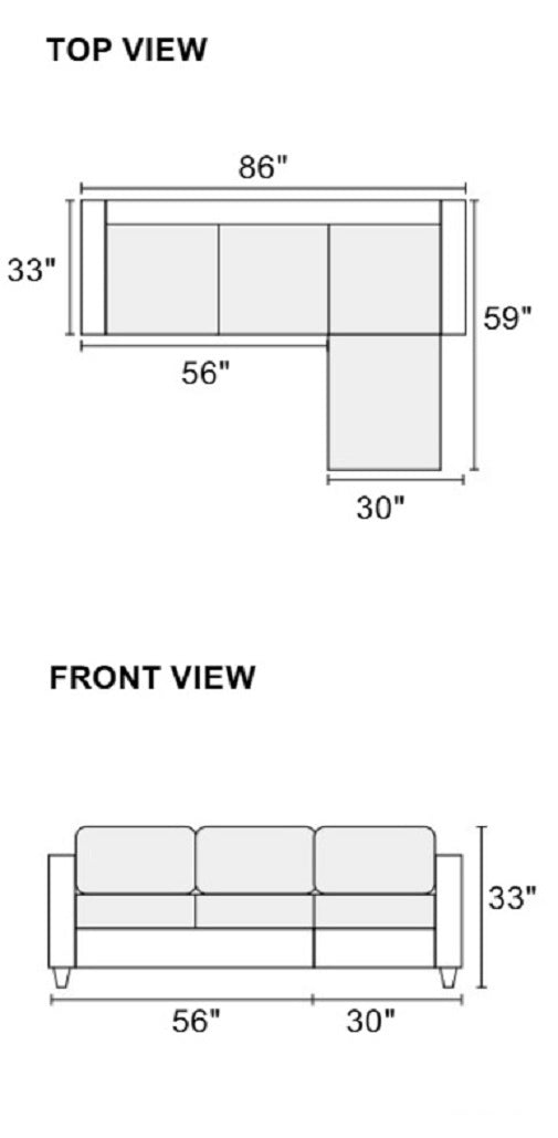 1st Choice Chocolate Polyfiber Sectional Sofa Living Room Furniture