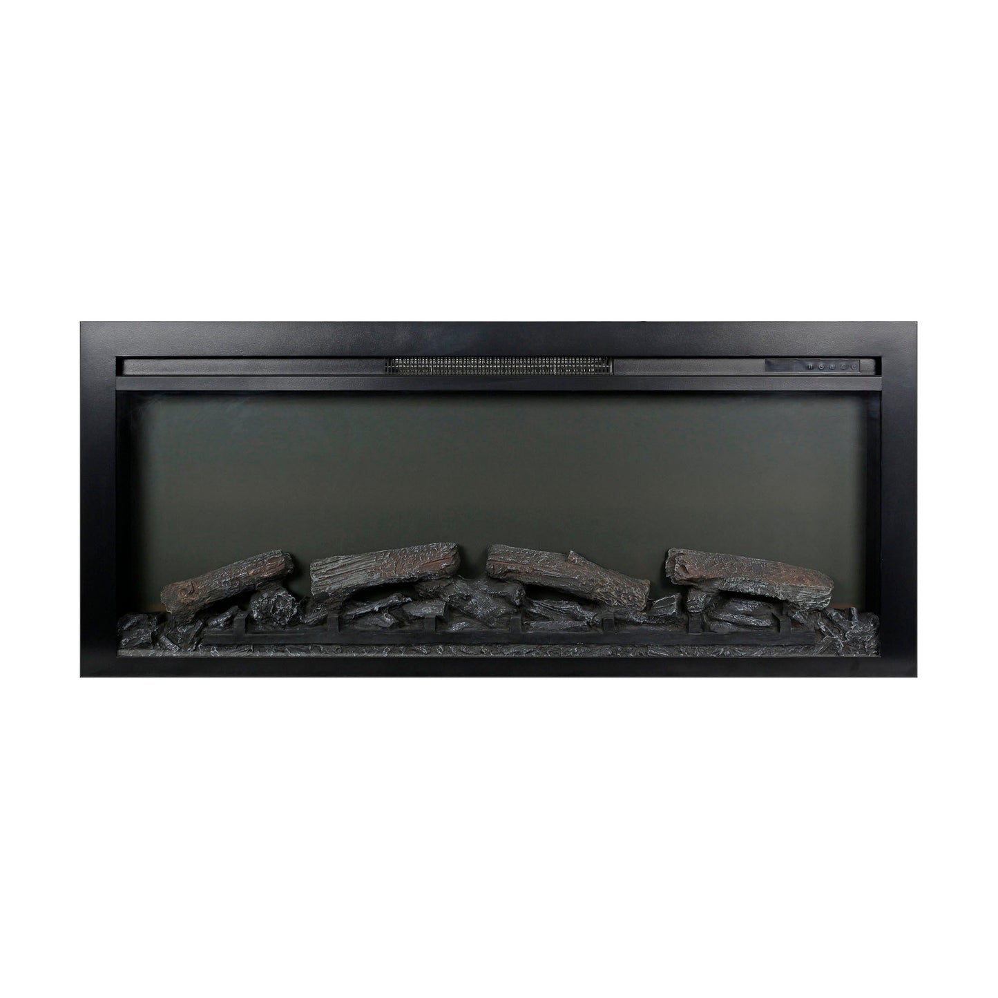 44 Inch Wall Mounted Electric Fireplace with Remote Control - 1st Choice Furniture Direct