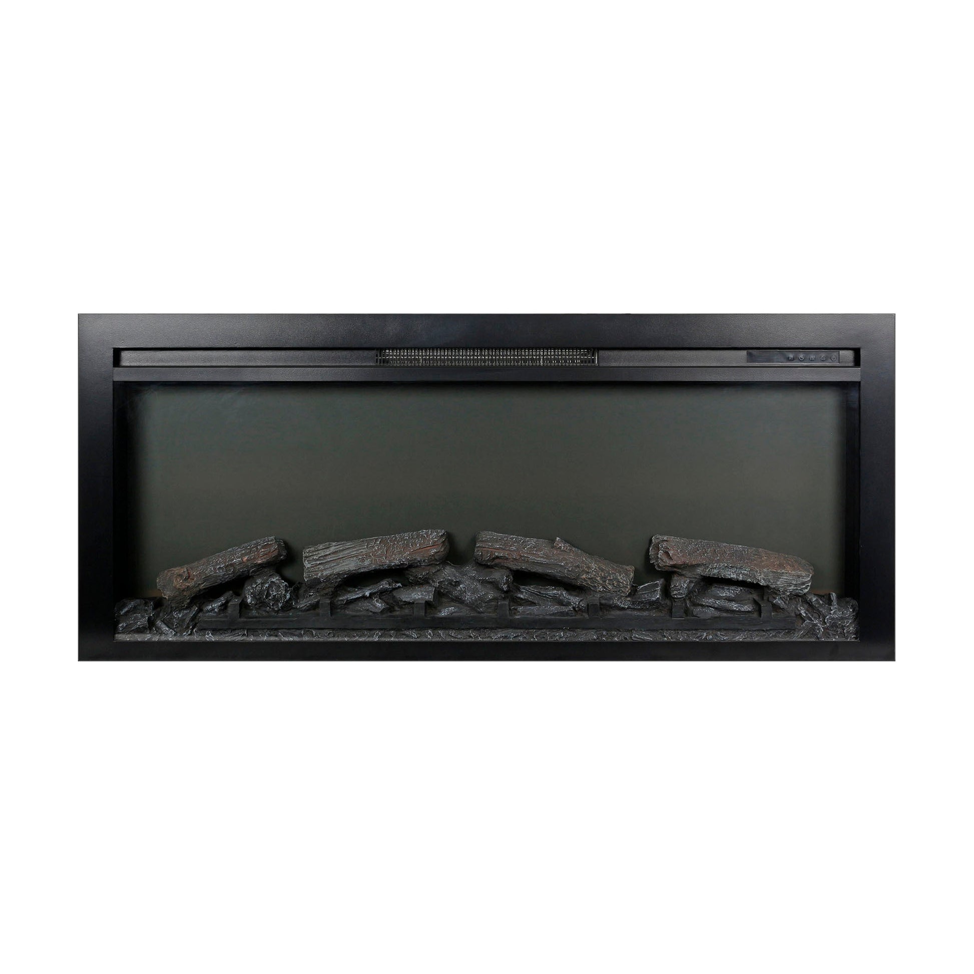 44 Inch Wall Mounted Electric Fireplace with Remote Control - 1st Choice Furniture Direct