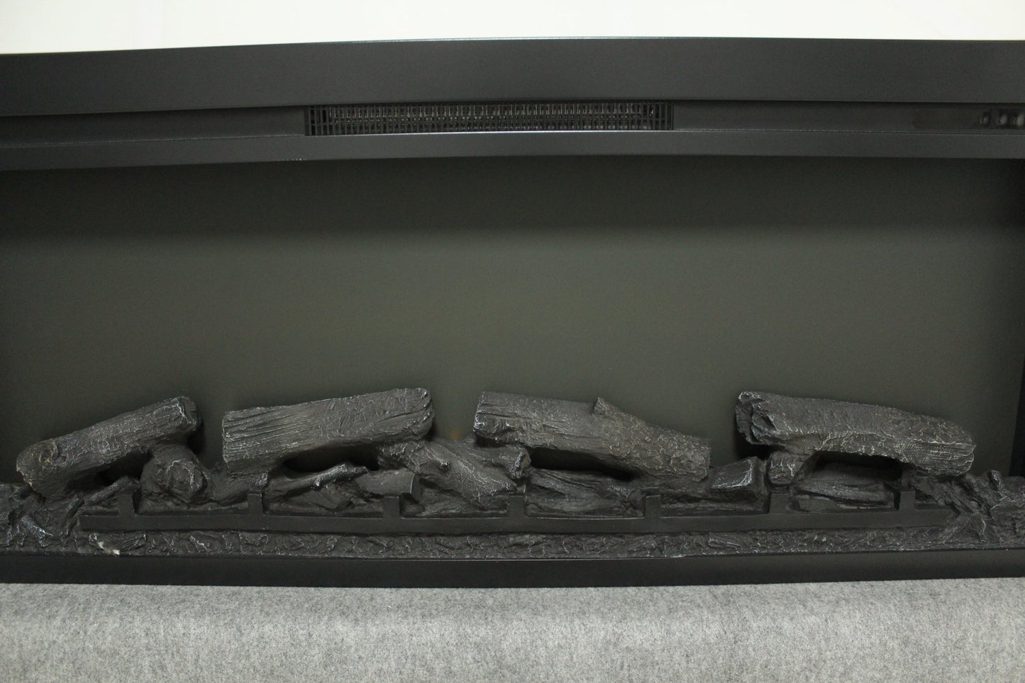 44 Inch Wall Mounted Electric Fireplace with Remote Control - 1st Choice Furniture Direct