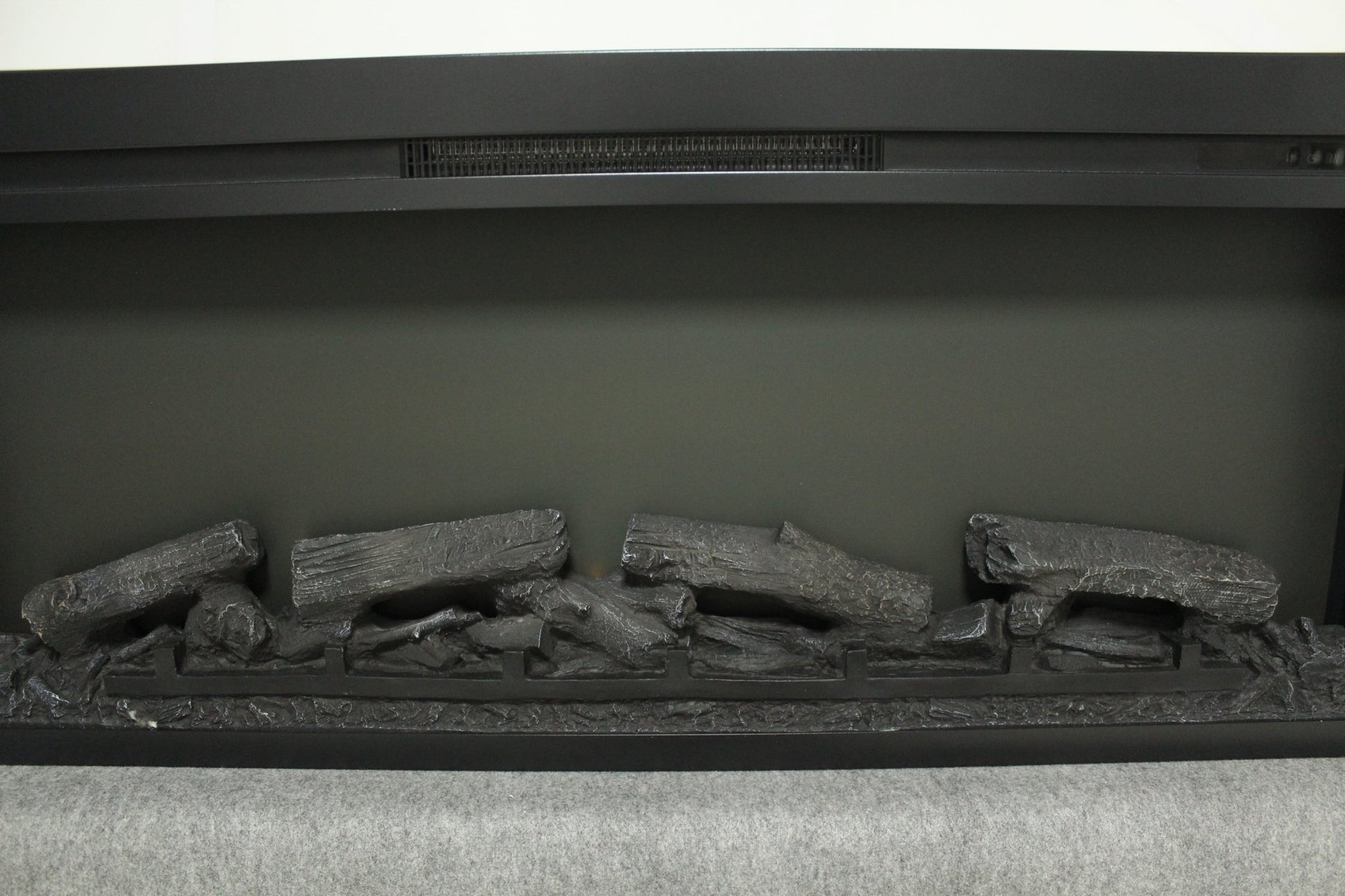 44 Inch Wall Mounted Electric Fireplace with Remote Control - 1st Choice Furniture Direct