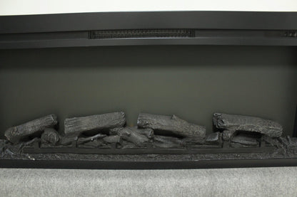 44 Inch Wall Mounted Electric Fireplace with Remote Control - 1st Choice Furniture Direct