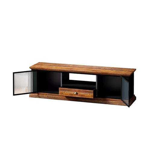 1st Choice Modern Living Room Design TV stand with 2 Storage Cabinets