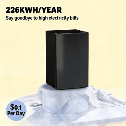4.5 Cu. Ft. Black Mini Refrigerator with Freezer | Compact Fridge - 1st Choice Furniture Direct