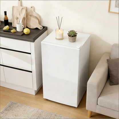 4.5 Cu. Ft. White Mini Fridge with Freezer – Compact Refrigerator for Dorm, Office & RV - 1st Choice Furniture Direct