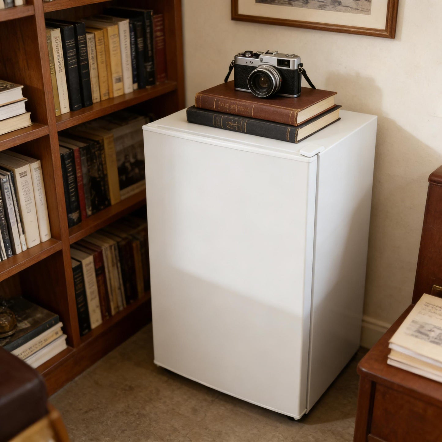 4.5 Cu. Ft. White Mini Fridge with Freezer – Compact Refrigerator for Dorm, Office & RV - 1st Choice Furniture Direct
