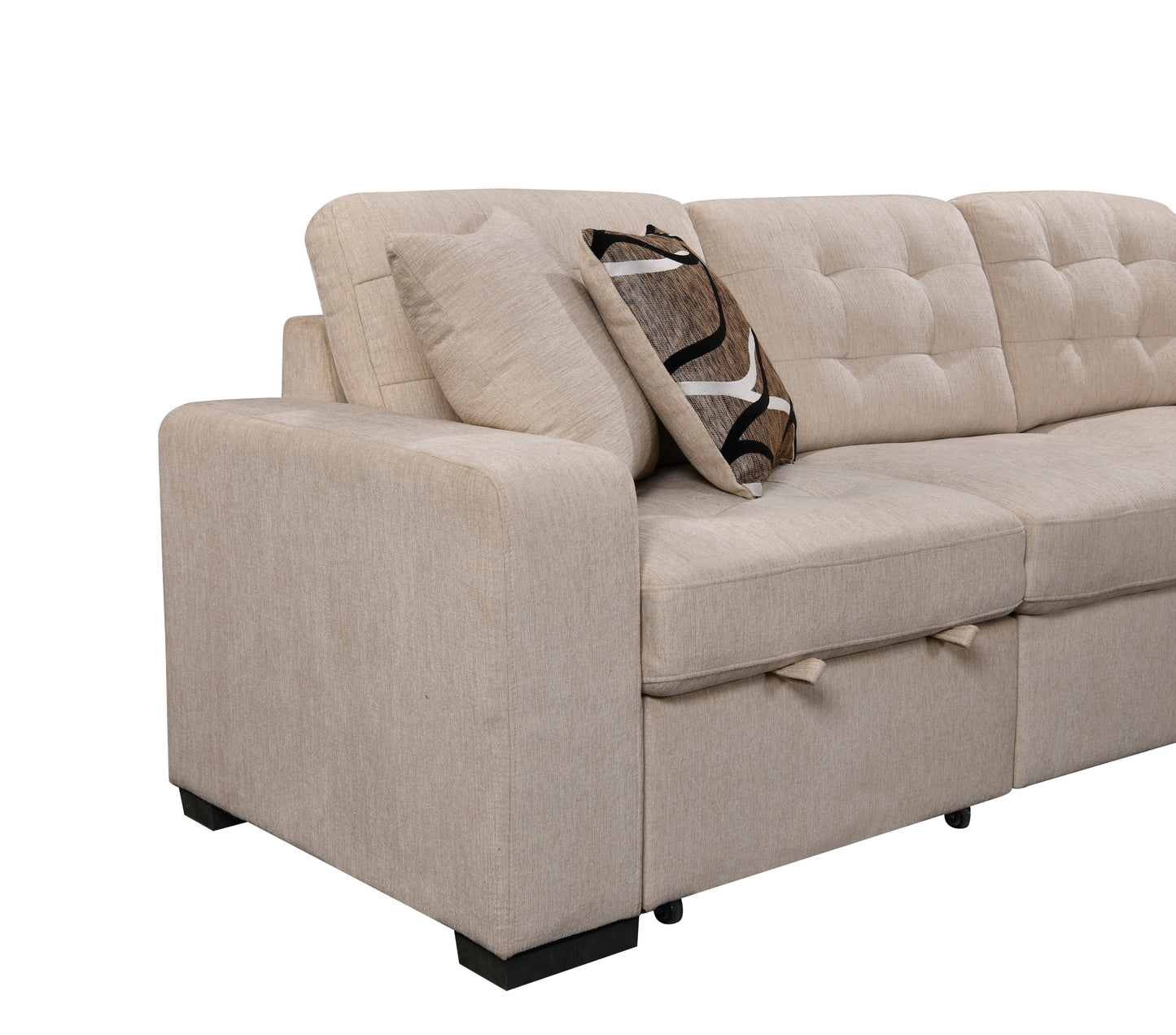 1st Choice Oversized Modern Large Upholstered U-Shape Sectional Sofa