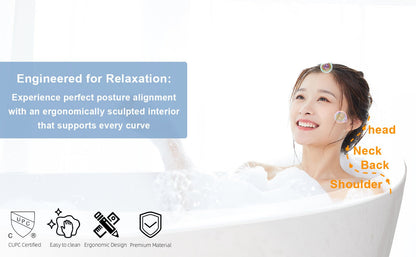 47'' Acrylic Freestanding Bathtub - Acrylic Soaking Tubs, White Bathtub, Oval Shape Freestanding Bathtub With Chrome Overflow and Pop - Up Drain CUPC Certificate - 1st Choice Furniture Direct