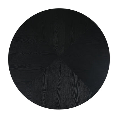 47.25' Round Pedestal Dining Table - N771P194860H_N771P194876J (Black) - 1st Choice Furniture Direct