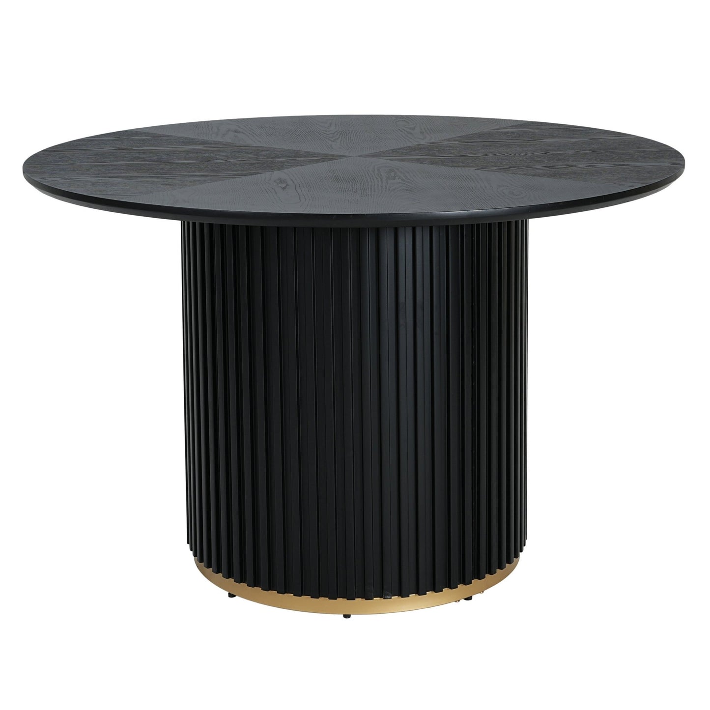 47.25' Round Pedestal Dining Table - N771P194860H_N771P194876J (Black) - 1st Choice Furniture Direct