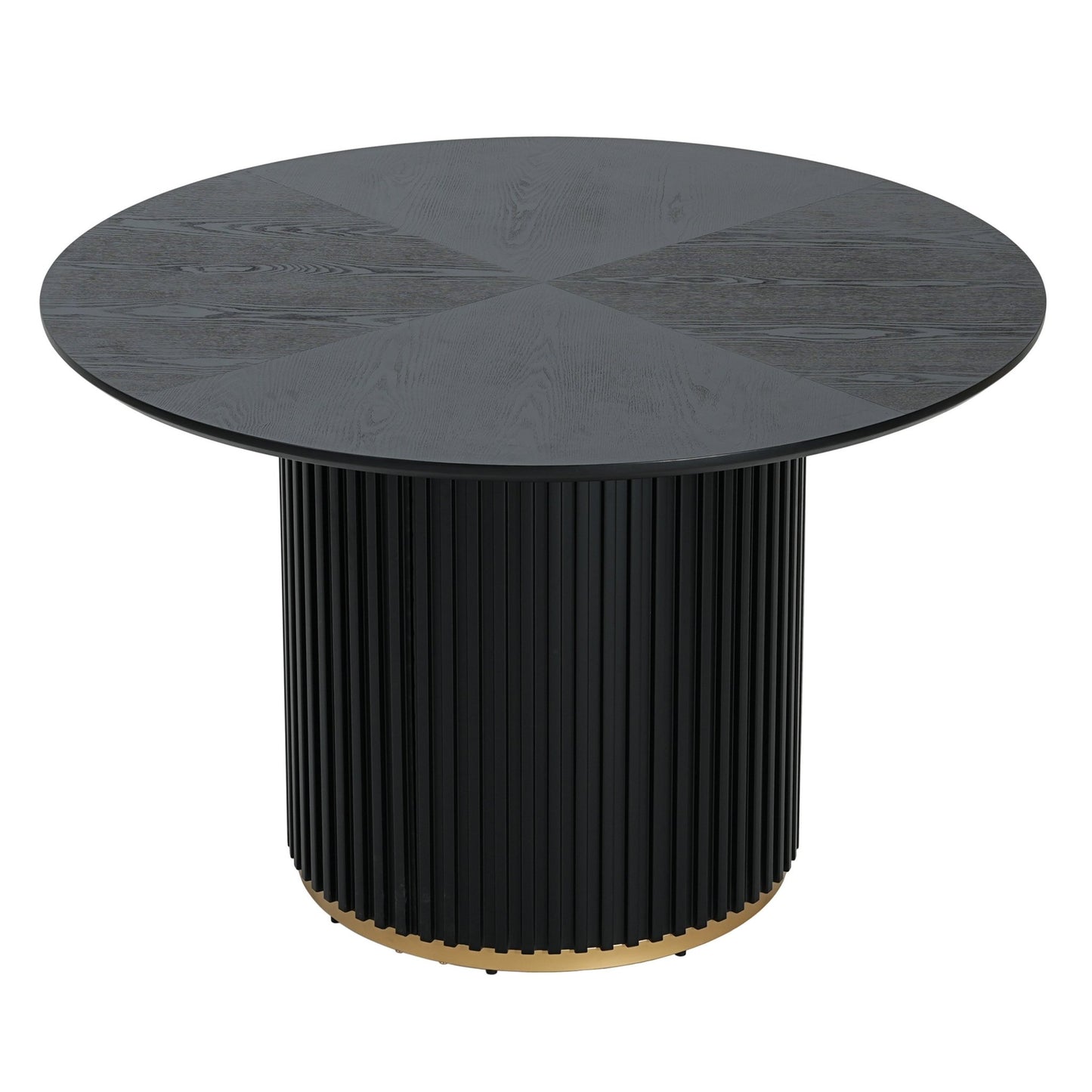 47.25' Round Pedestal Dining Table - N771P194860H_N771P194876J (Black) - 1st Choice Furniture Direct