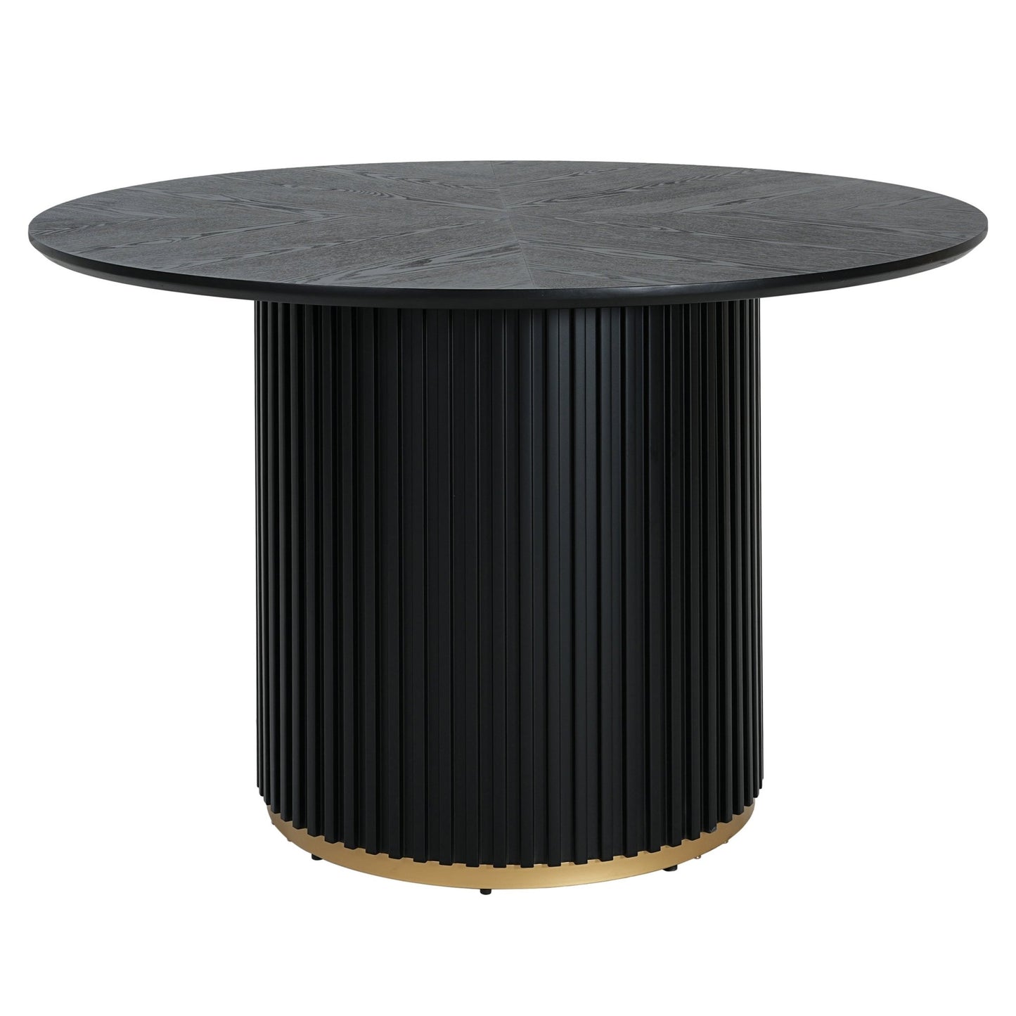 47.25' Round Pedestal Dining Table - N771P194860H_N771P194876J (Black) - 1st Choice Furniture Direct