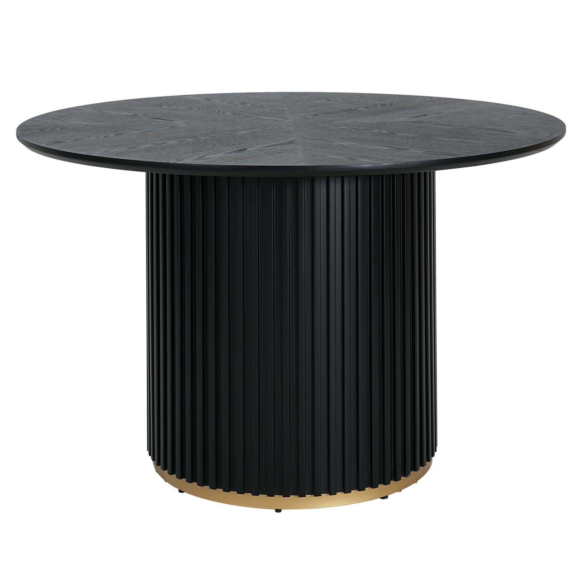 47.25' Round Pedestal Dining Table - N771P194860H_N771P194876J (Black) - 1st Choice Furniture Direct