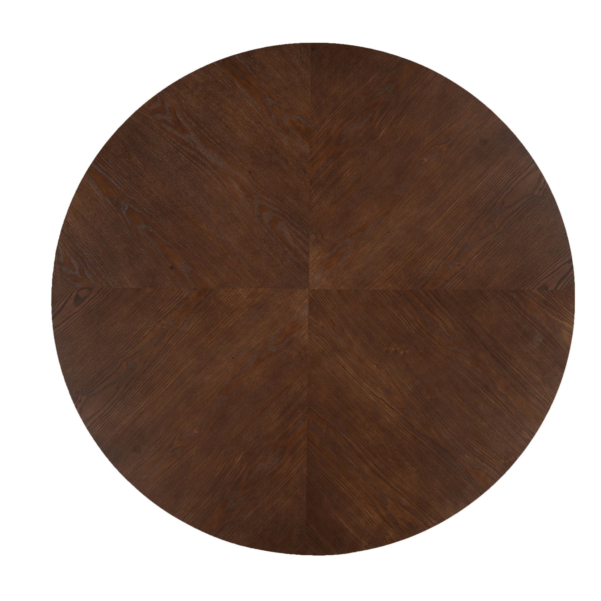 47.25' Round Pedestal Dining Table - N771P194860H_N771P194876J (Walnut) - 1st Choice Furniture Direct