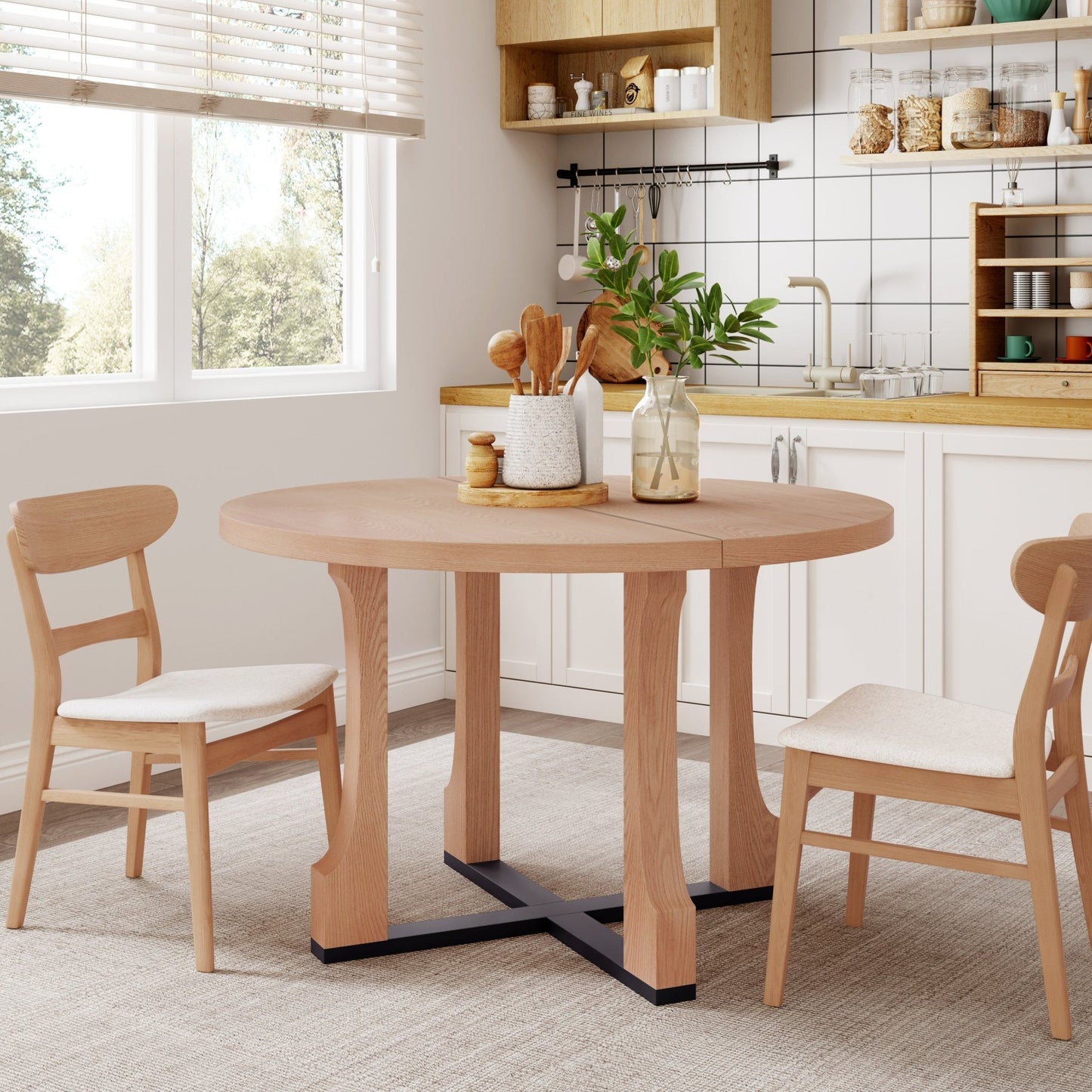 48' Round Dining Table - N771P240936K - 1st Choice Furniture Direct
