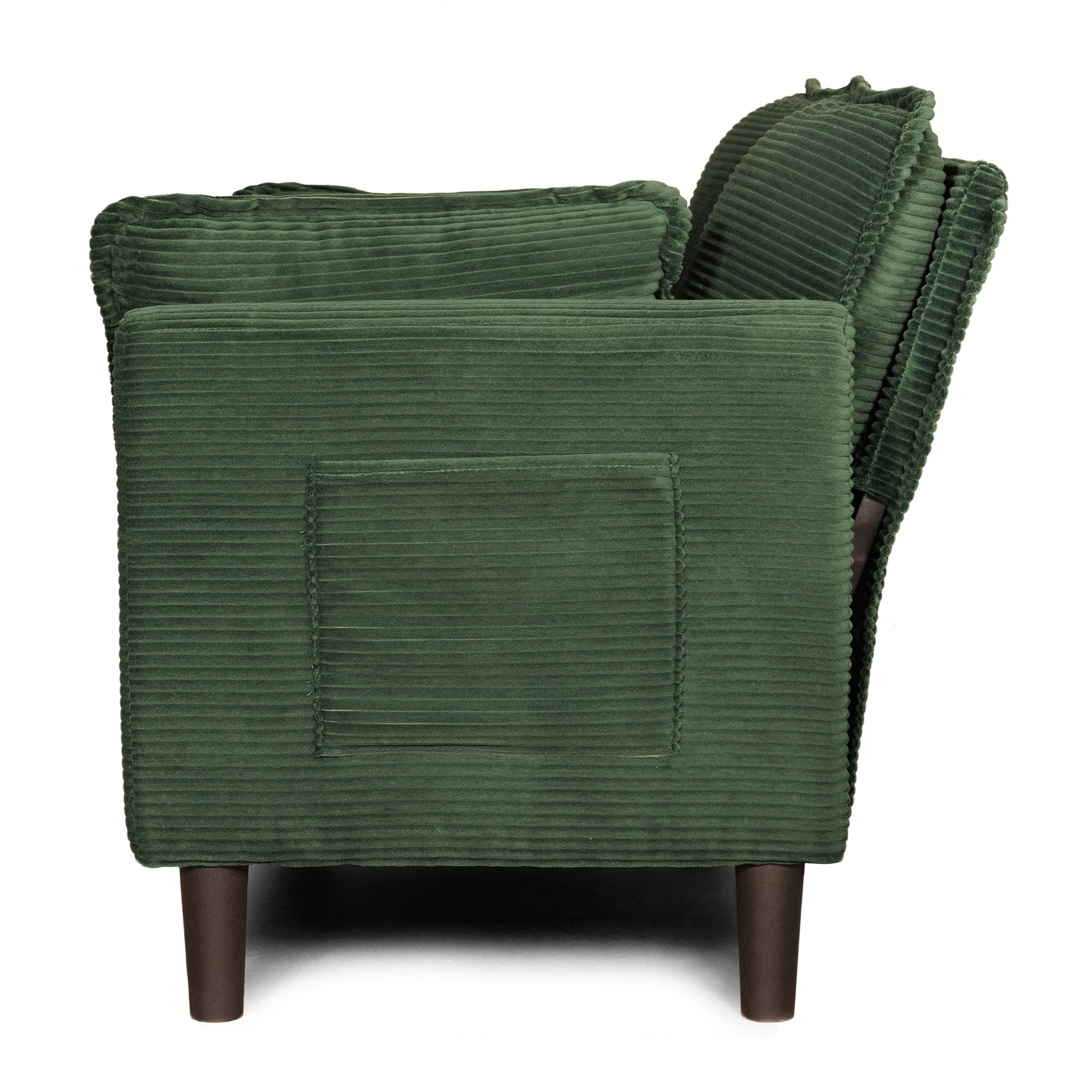 48' Soft Corduroy Loveseat Couch W/Soft Cushions,Side Storage Pocket,Sturdy Composite Board & Solid Wood Frame, High Rebound Sponge,Easy Assembly,Ideal for Living Room,Apartment,Dorm,Office. - 1st Choice Furniture Direct