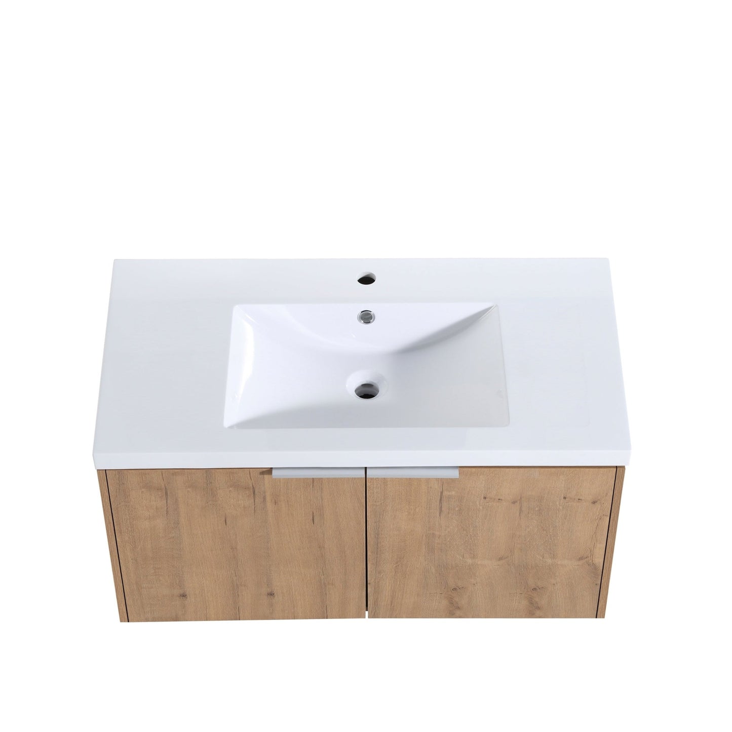 48' Wall - Mounted Bathroom Vanity With Sink and Side Cabinet, Soft Close Doors,00112IMO - 0636IMO - 0612GWH Combination Cabinet(KD - Packing) - 1st Choice Furniture Direct