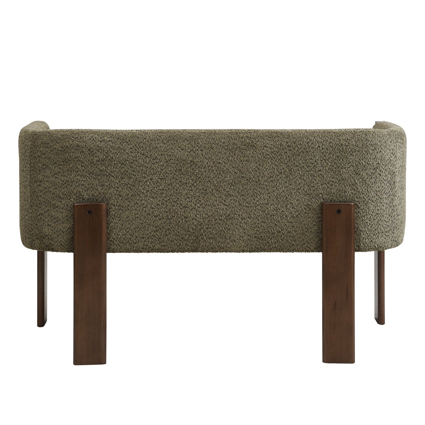 48.5' Upholstered Solid Loveseat (Walnut+Green) - 1st Choice Furniture Direct