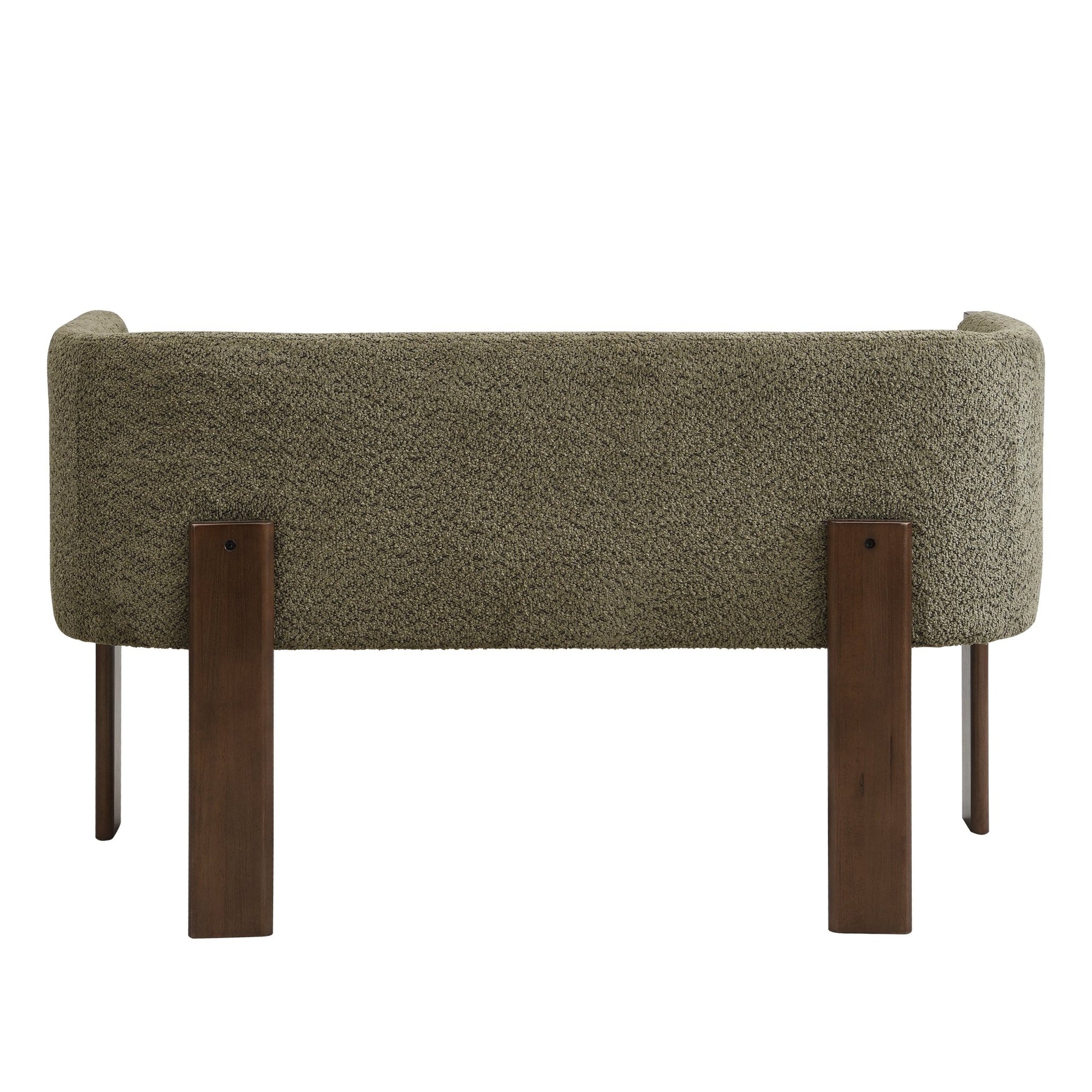 48.5' Upholstered Solid Loveseat (Walnut+Green) - 1st Choice Furniture Direct