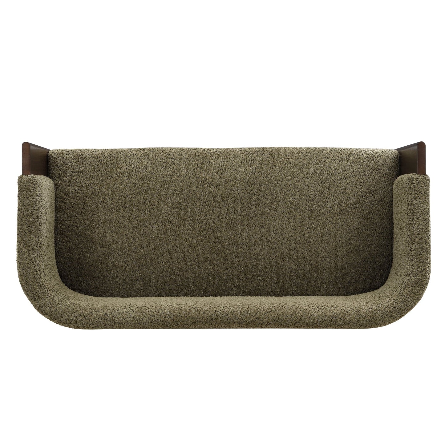 48.5' Upholstered Solid Loveseat (Walnut+Green) - 1st Choice Furniture Direct