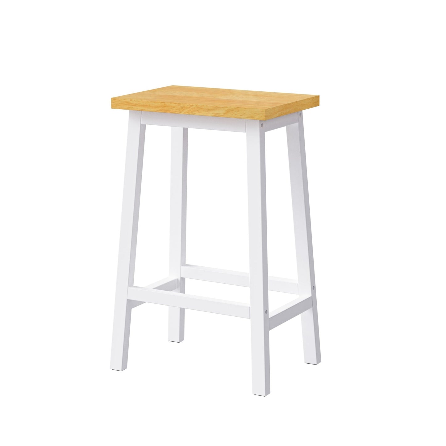 48inch Kitchen Island with 2 Bar Stools, Power Outlet, Door Internal Storage Rack, Kitchen Storage Cart on 5 Wheels with Drop Leaf, 5 Side Racks, 2 Drawers,White (Old SKU N707S000015W)(Three Packages) - 1st Choice Furniture Direct