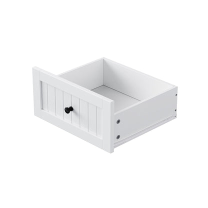 48inch Kitchen Island with 2 Bar Stools, Power Outlet, Door Internal Storage Rack, Kitchen Storage Cart on 5 Wheels with Drop Leaf, 5 Side Racks, 2 Drawers,White (Old SKU N707S000015W)(Three Packages) - 1st Choice Furniture Direct
