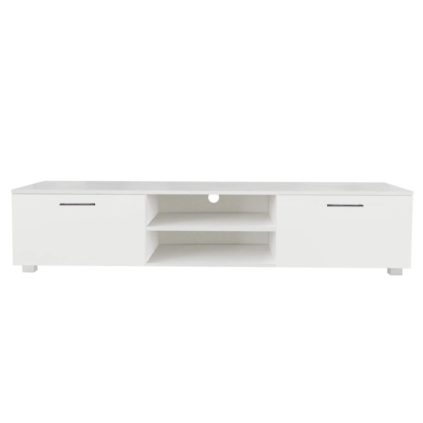 1st Choice White TV Stand for 70 Inch TV Stands Media Console Center