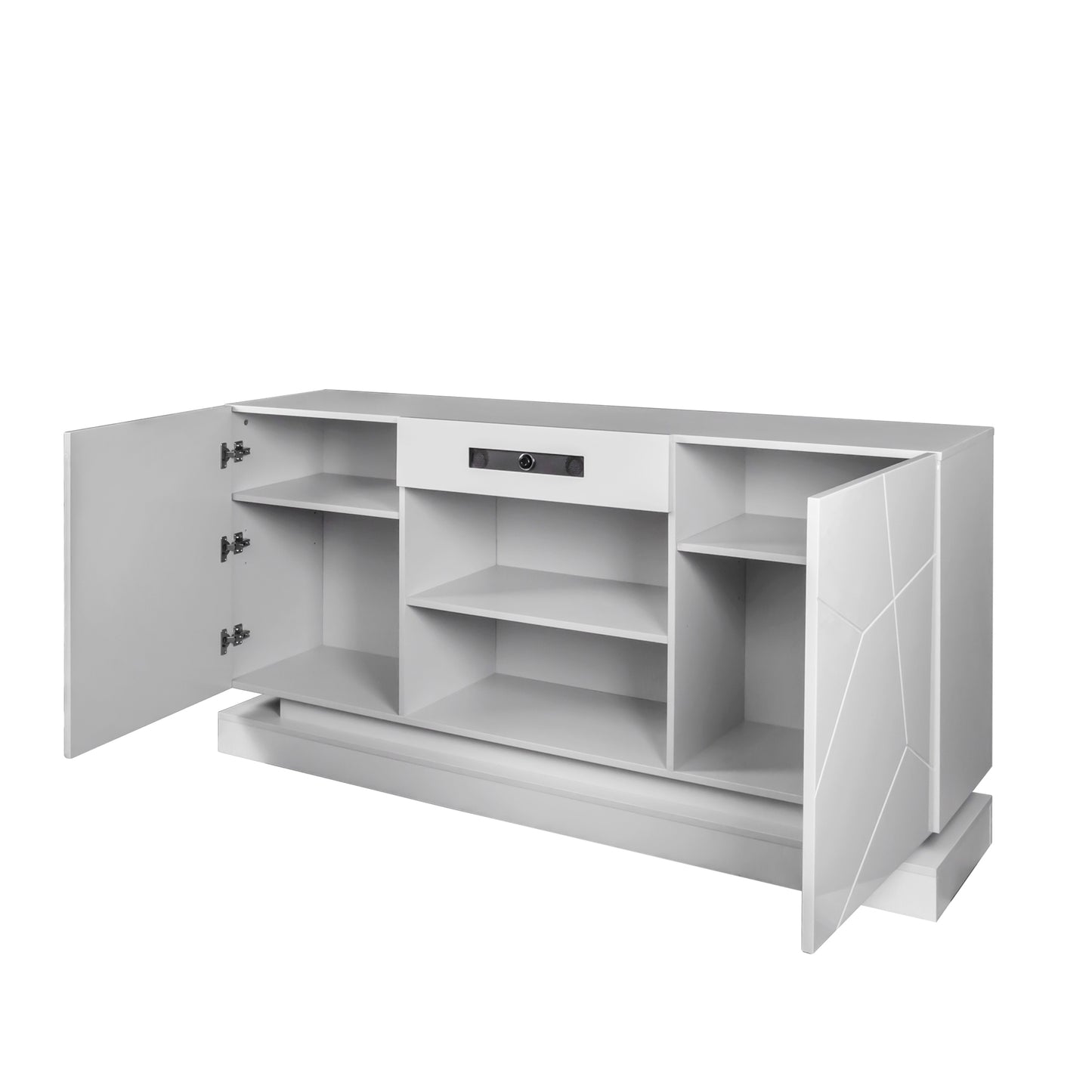 1st Choice TV Cabinet with bluetooth Speaker with Storage Drawers