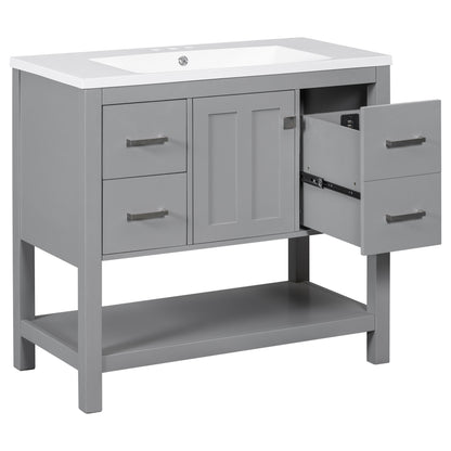 1st Choice Organizational 36" Bathroom Vanity Cabinet with Sink