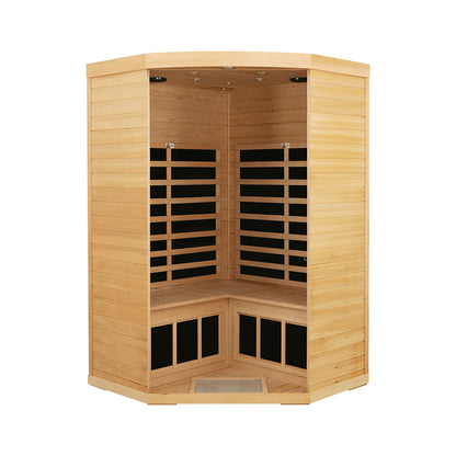 Hemlock pentagonal far infrared sauna room
