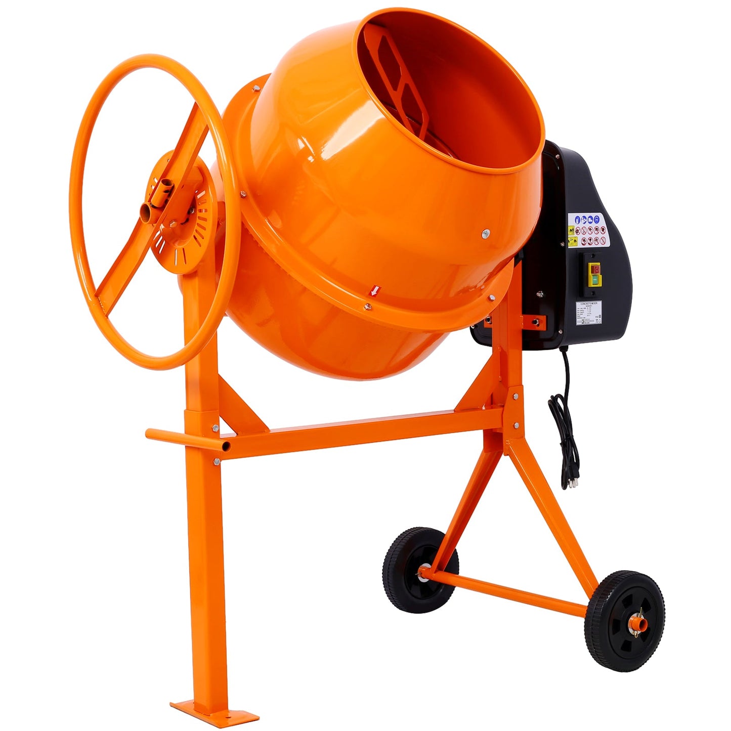 5 Cu Ft Electric Concrete Mixer – Heavy Duty Cement Mixing Machine - 1st Choice Furniture Direct