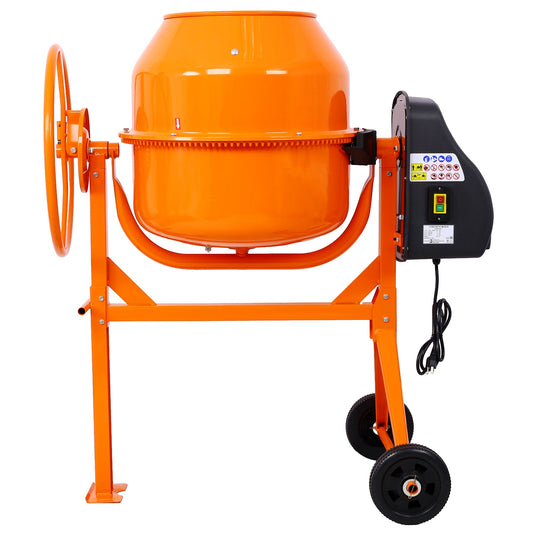 5 Cu Ft Electric Concrete Mixer – Heavy Duty Cement Mixing Machine - 1st Choice Furniture Direct