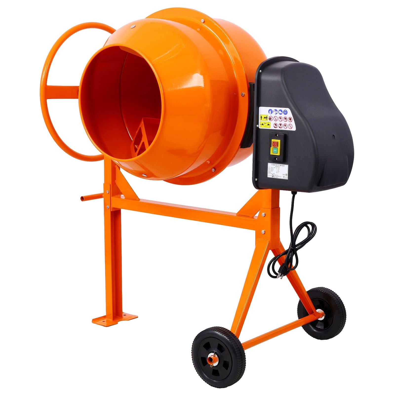 5 Cu Ft Electric Concrete Mixer – Heavy Duty Cement Mixing Machine - 1st Choice Furniture Direct