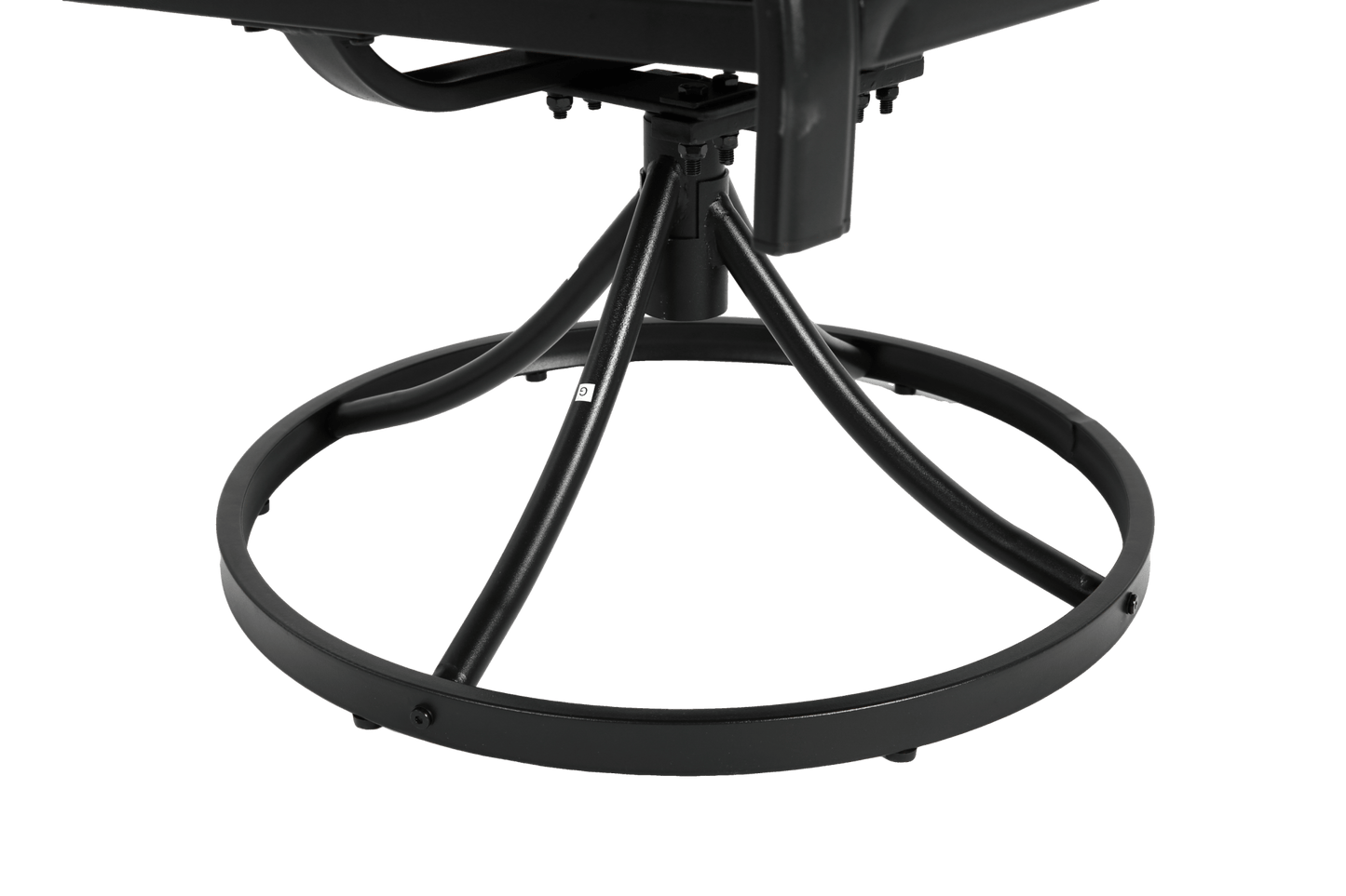 5 Piece Patio Dining Set for 4,Outdoor Wicker Furniture Set for Backyard Garden Deck Poolside with 4 Cushions Swivel Rocker Chairs,steel Table Top, Removable Cushions - 1st Choice Furniture Direct